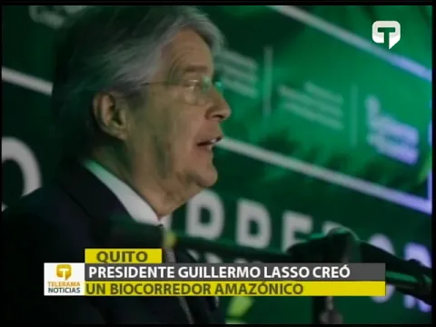 Presidente Guillermo Lasso creó un biocorredor amazónico