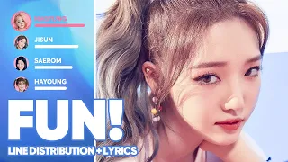Download fromis_9 - FUN! (Line Distribution + Lyrics Color Coded) PATREON REQUESTED MP3