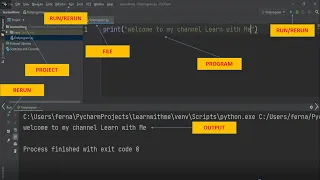 PYTHON PROGRAMMING How to create a Project File type a program and execute it and also delete