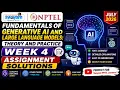 Fundamentals of Generative AI and Large Language Models Week 4 Assignment Answers 2026 NPTEL July
