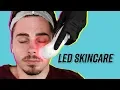 Man Gets His First FULL Facial Treatment relaxing