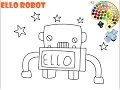 Robot Coloring Pages For Kids - Robot Coloring Pages