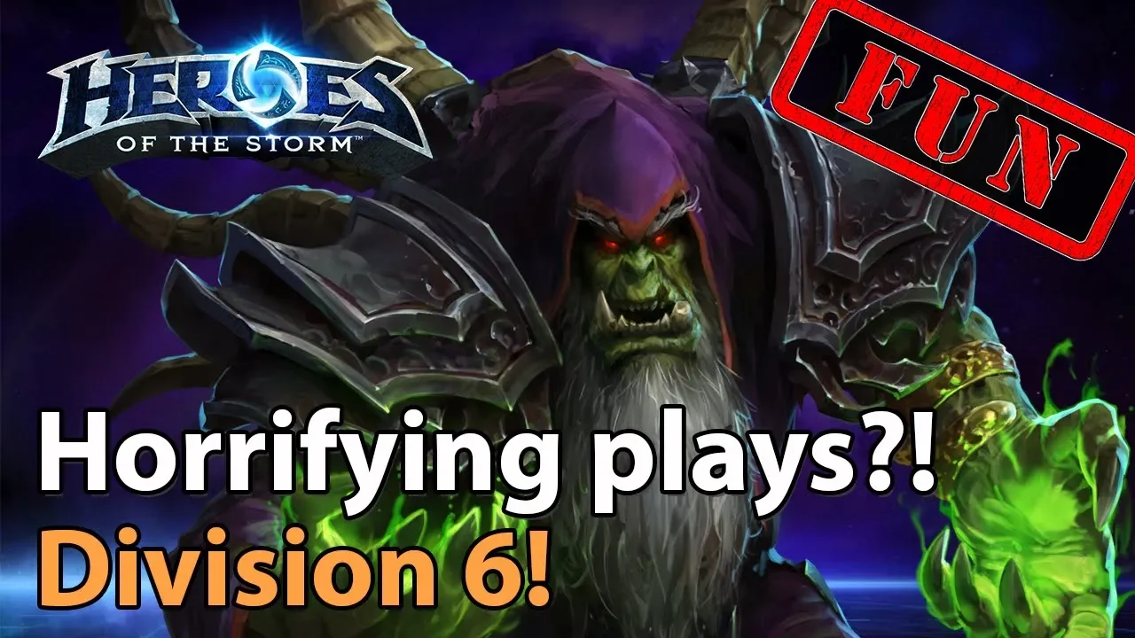 ► Heroes of the Storm: Horrifying Plays!? - More Heroes Lounge Division 6