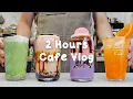 Download Lagu 🍨지치고 힘들 땐 음료 ASMR로 힐링해요/주중의 여유로움/2시간 모음🍒2 Hours Vlog/Cafe Vlog/ASMR/Tasty Coffe