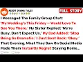 Lagu I Messaged The Family Group Chat: ‘My Wedding’s This Friday — Would Love... - Best Reddit Stories