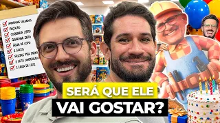 COMPRAMOS TUDO QUE FALTAVA PARA O ANIVERSÁRIO DO PAI DO MATH