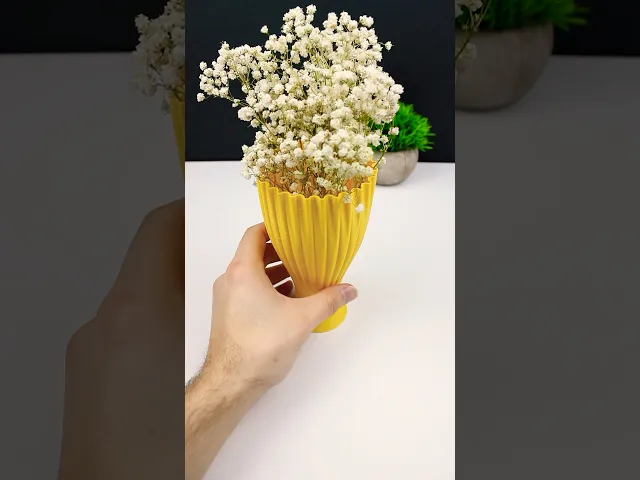 Slender Ruffled Vase video thumbnail