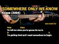Somewhere Only We Know - Keane 2004 Easy Guitar Chords Tutorial with