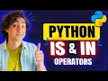 Python Membership Identity Operators Visually Explained IN IS Course 14