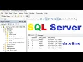 How to create a table containing field datetime and insert data PM-AM into it in SQL server