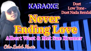 never ending love albert w u0026 met sue k karaoke duet low tone