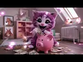 Adventures of a Plush Purple Cat Catnap family story