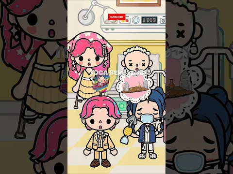 Beautiful baby unicorn and an unfortunate albino girl💘😣Pt.2 #tocaboca #tocalifeworld #shorts