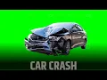 Car Crash Green Screen Video || Green Screen || Chroma Key || Content For Creators