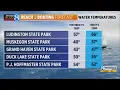 Cold lake temps complicate plans for Grand Haven beachgoers