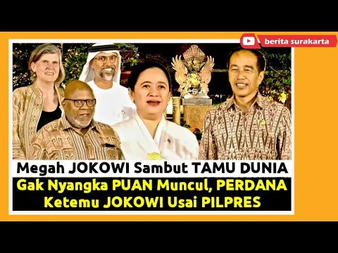 Download MP3 Disambut JOKOWI Semegah ini, PUAN Muncul Diantara PEMIMPIN Dunia ! Gala Dinner World Water Forum