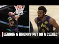 LIKE FATHER LIKE SON LeBron James Bronny James FLUSH IT DOWN in Washington NBA on ESPN