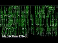 Matrix Rain Effect in Python