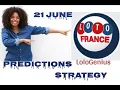 How to calculate France loto winning numbers 21 June