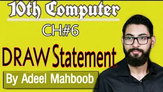 DRAW Statement in GW BASIC 10 Class computer chapter 6