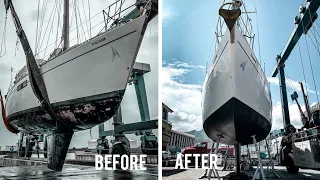 Sailboat DIY (BOTTOM PAINT) – Unforgettable Sailing Ep.128