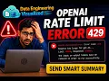 ChatGPT OpenAI Error 429 Explained Fix Rate Limit Exceeded in Minutes