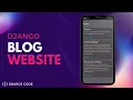 Django - Blog Website Project Source Code