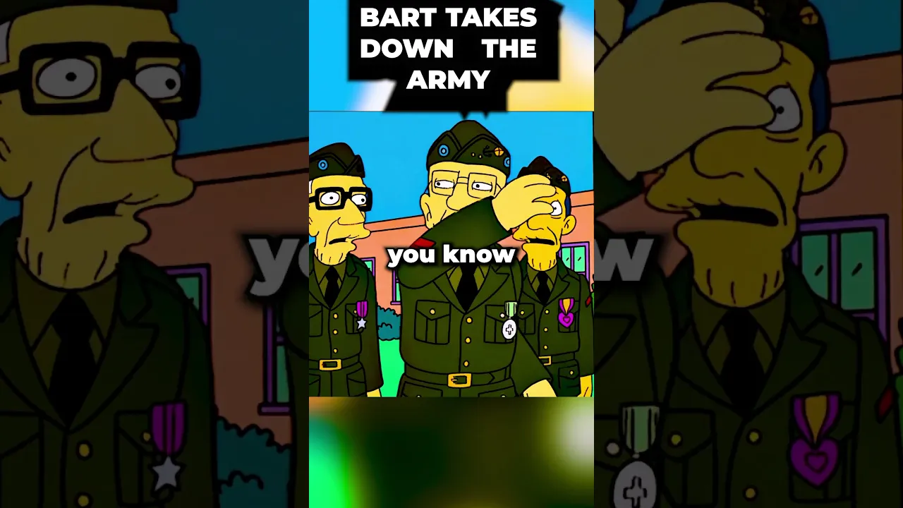 Bart Takes Down The Army