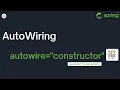 AutoWiring Constructor In Spring FrameWork Practical Code Examples Spring Tutorial