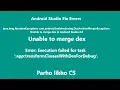 Android Studio Fix Android Studio Unable to Merge Dex