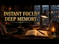 Instantly Focus with Hygge Study Room Jazz Relaxing Smooth Vibes for Deep Study and Memory