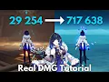 C0 Yelan Real Damage Tutorial Genshin Impact