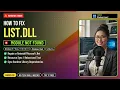 List dll Not Found Here s the Fix
