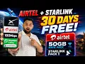 Airtel Starlink BIG Update 30 Days FREE Satellite Mobile Service