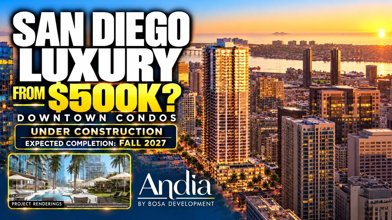 Andia San Diego: Downtown Condos from the $500Ks | Bosa Development