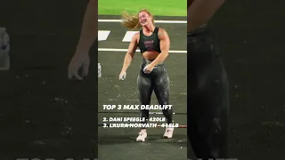 Top 3 Women S Max Deadlift Rogueinvitational Ryourogue 