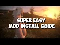How to install Witcher 3 Mods IN JUST ONE MINUTE