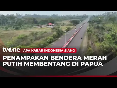 Bendera Merah Putih Membentang Sepanjang 6 KM