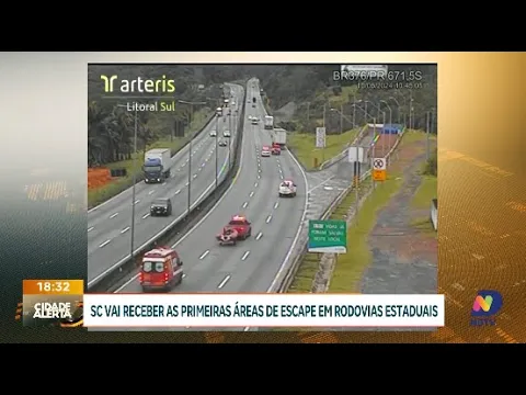 Santa Catarina implementará áreas de escape em rodovias estaduais