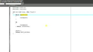 14 C Programming Tutorial do while loop Part 1