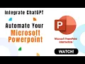 Automate Microsoft PowerPoint with AI 100X Faster Step by Step
