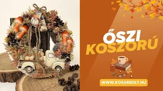 Őszi koszorú DIY