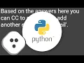 Python Sendgrid add CC to email