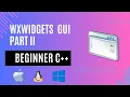 Build WxWidgets GUI Apps in C with CLion Part II Mac Friendly