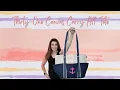 Thirty-One Canvas Carryall Tote