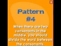 Syllable Pattern Help