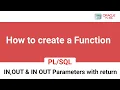Functions with In Out In Out parameters return type explained with simple example