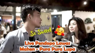 Download Aduh So Sweeet Banget !!! PURA PURA LUPA - MAHEN (LIRIK) COVER BY NABILA MAHARANI FT. TRI SUAKA MP3