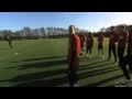 Man United Crossbar Challenge Rooney Fletcher Giggs Neville