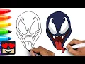 How To Draw Venom EASY